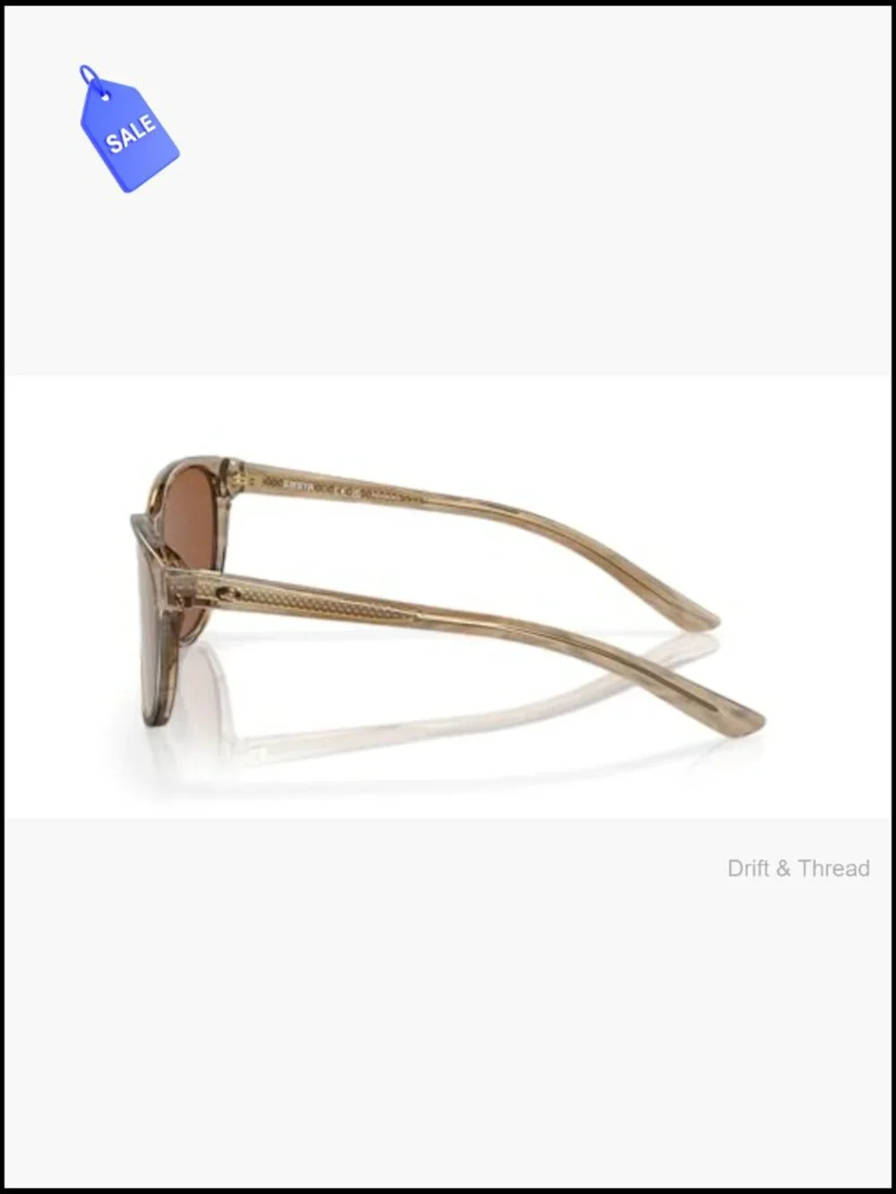 Cat Eye Acetate Sunglasses with Polarized 580G Glass Lenses